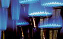 natural gas blue flame